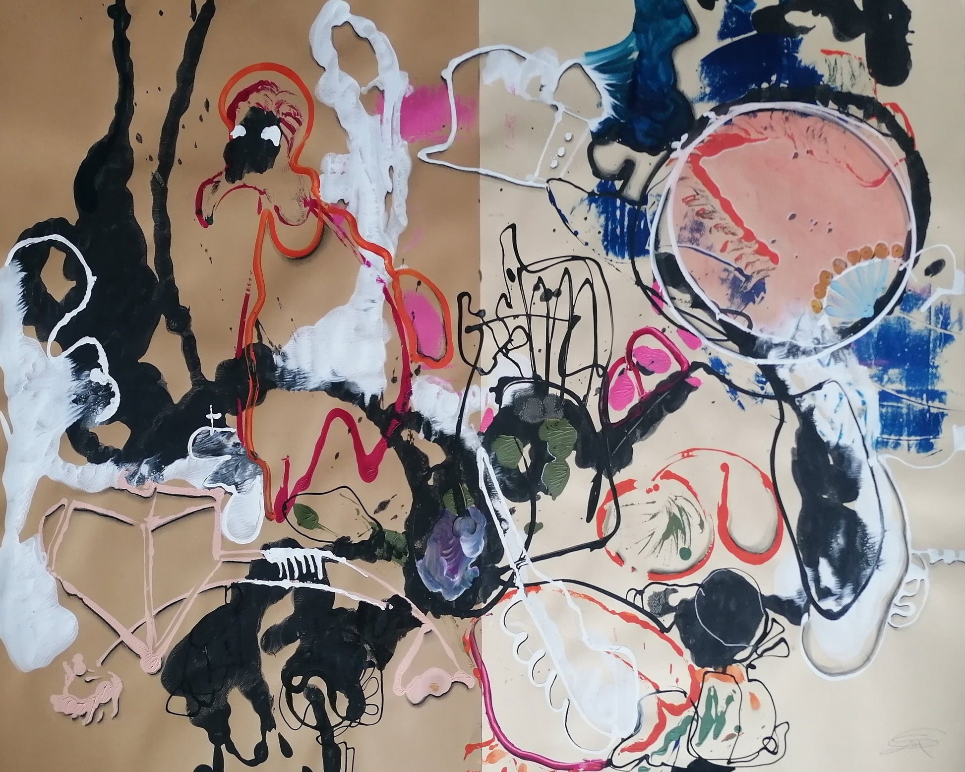 Chaotic Abstract Composition