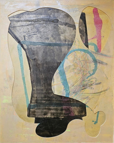 Abstract Collage Vessel