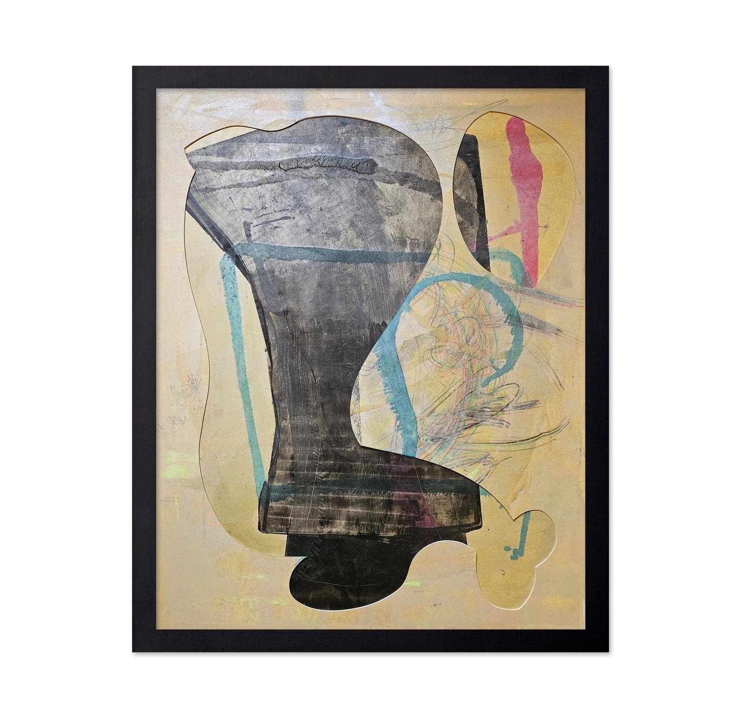 Abstract Collage Vessel