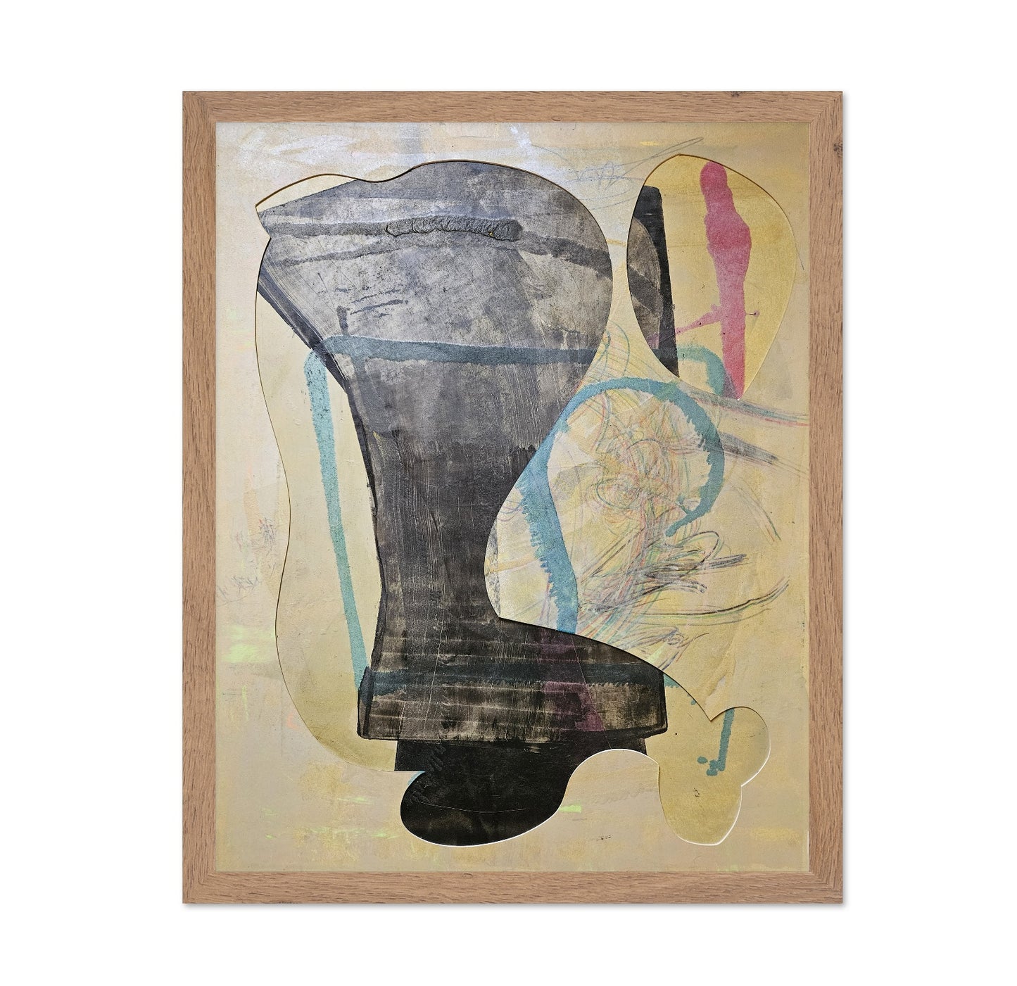 Abstract Collage Vessel