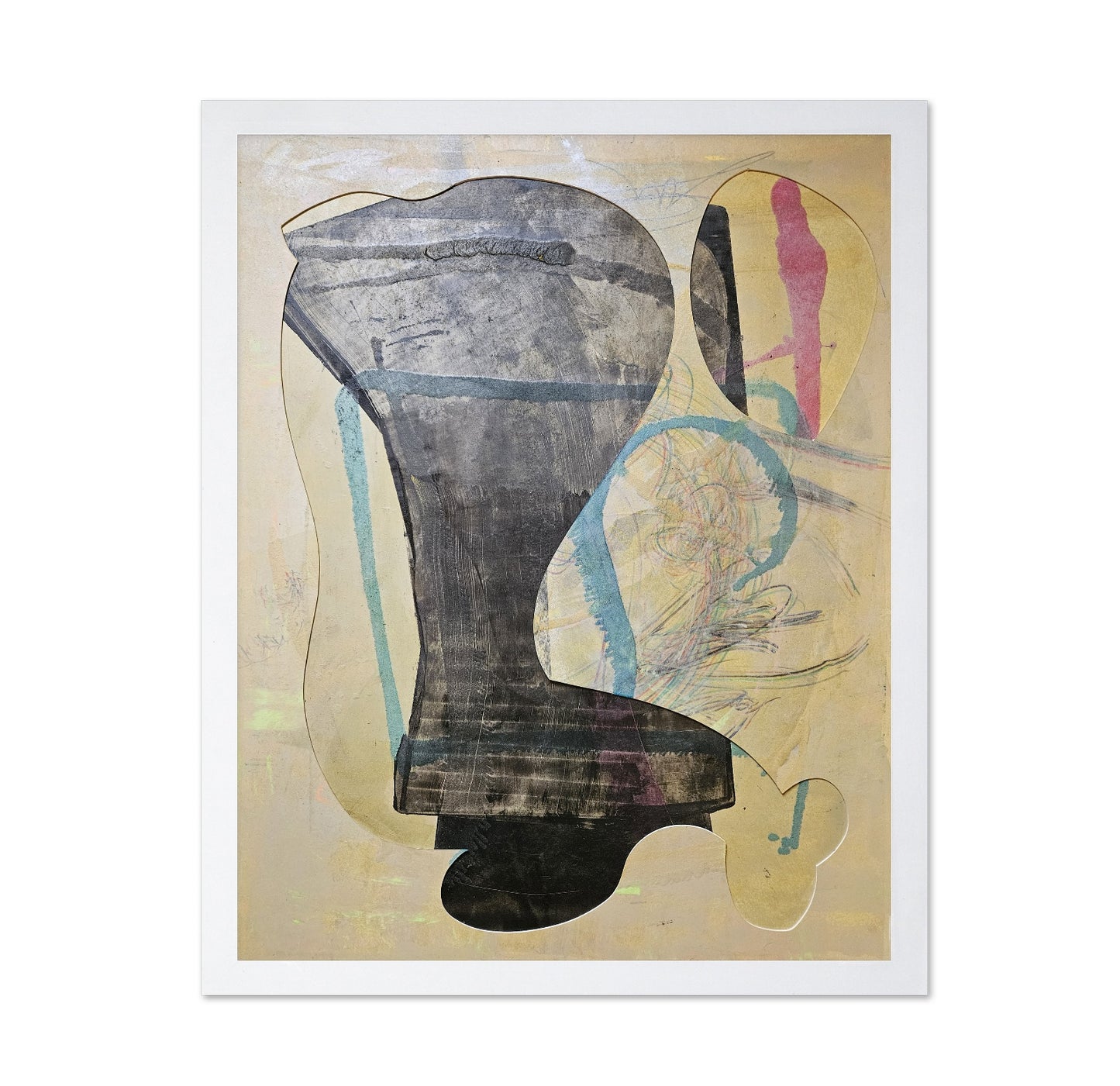 Abstract Collage Vessel