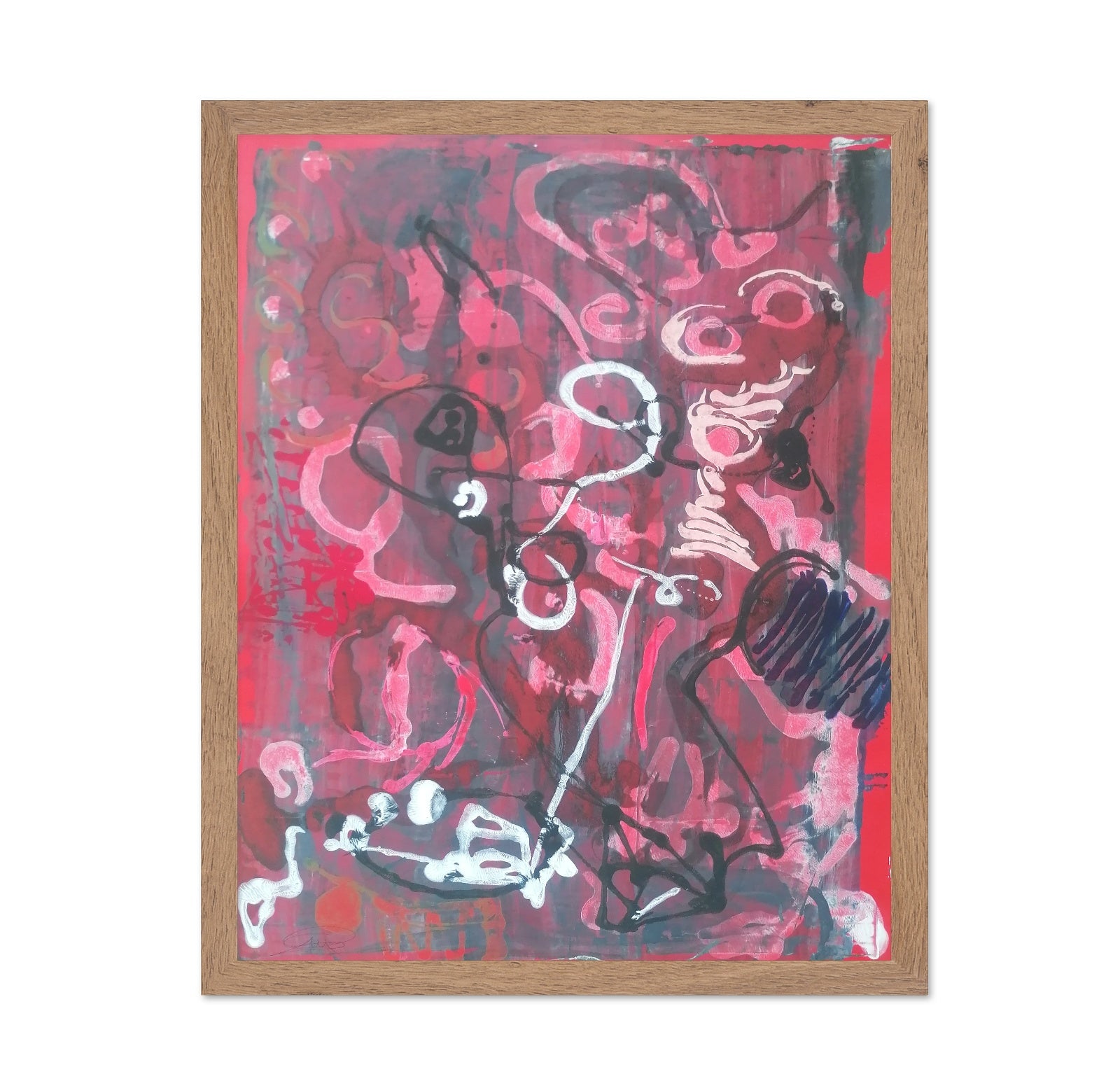 Crimson Abstract Chaos
