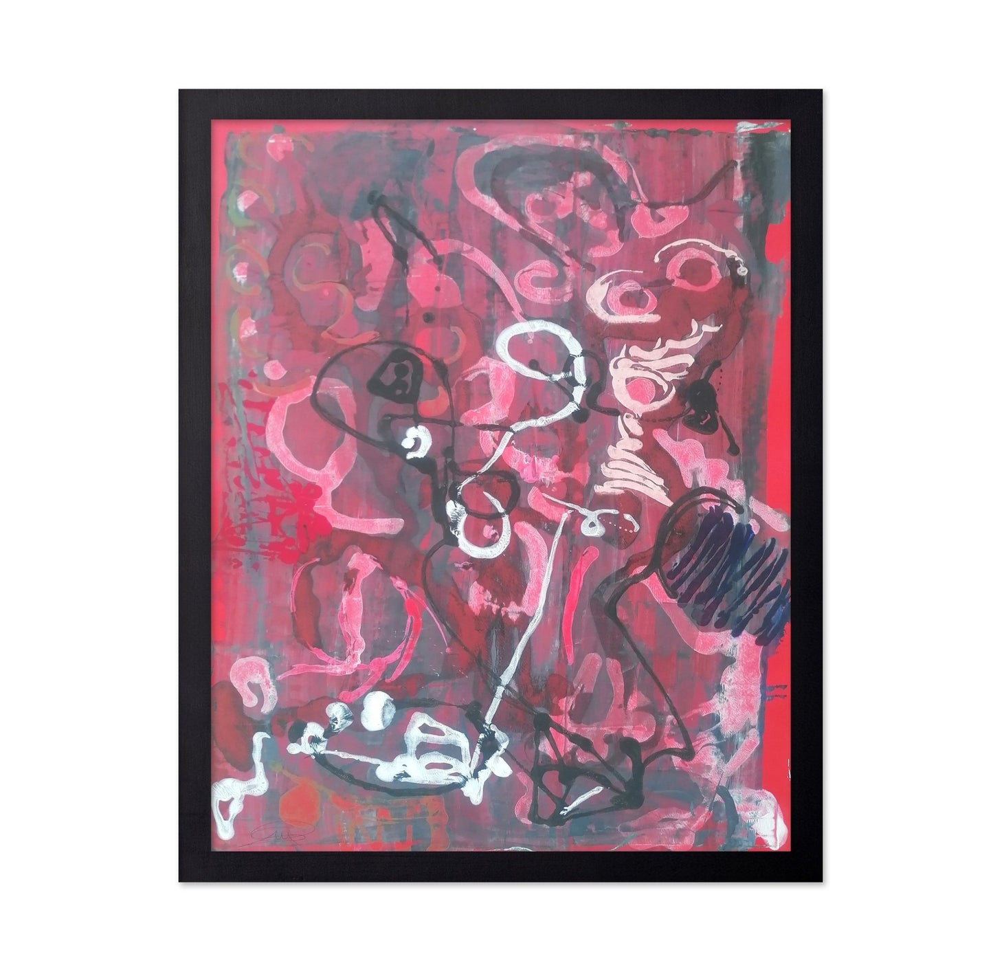 Crimson Abstract Chaos