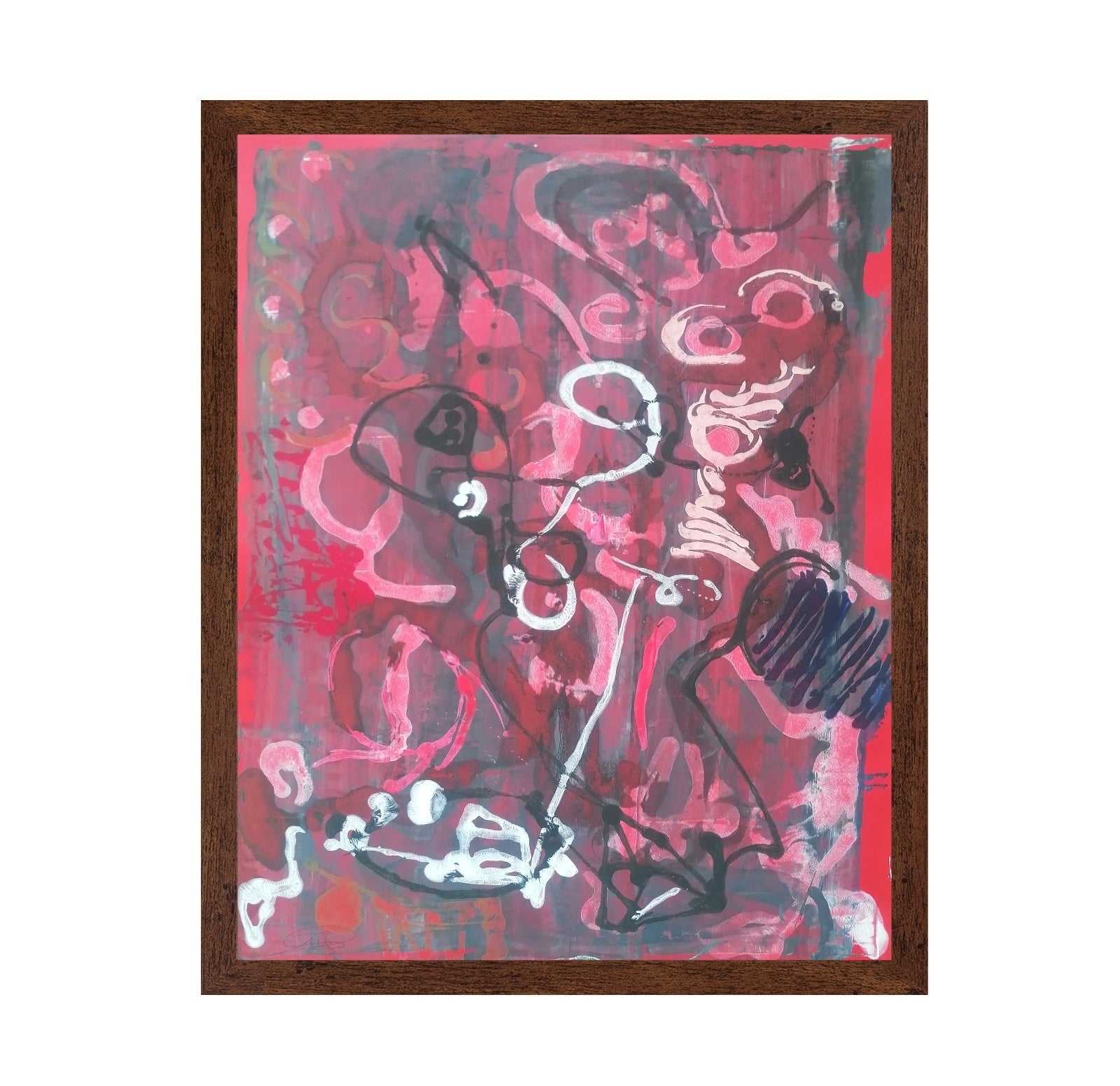 Crimson Abstract Chaos