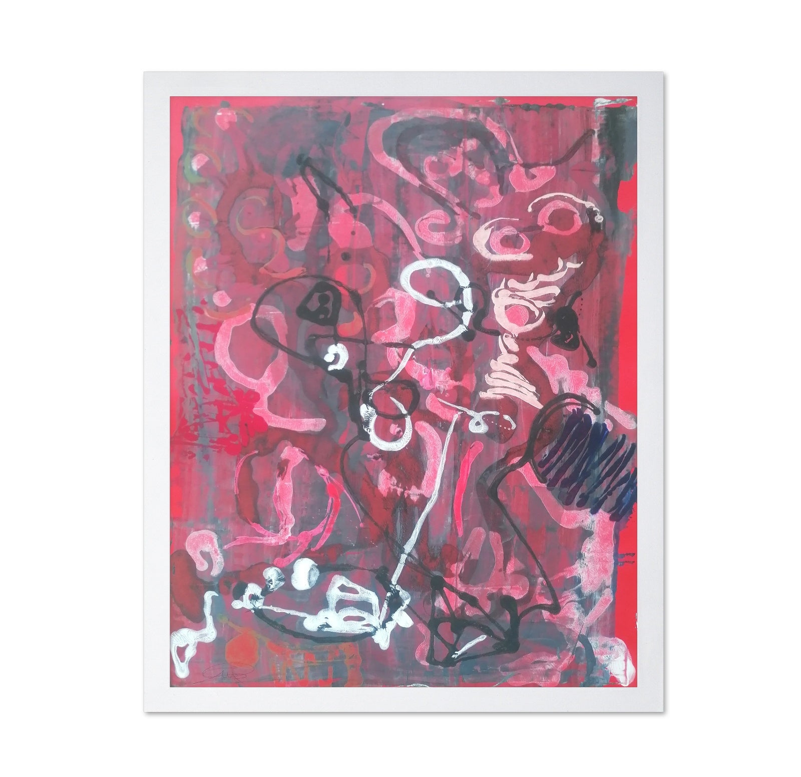 Crimson Abstract Chaos