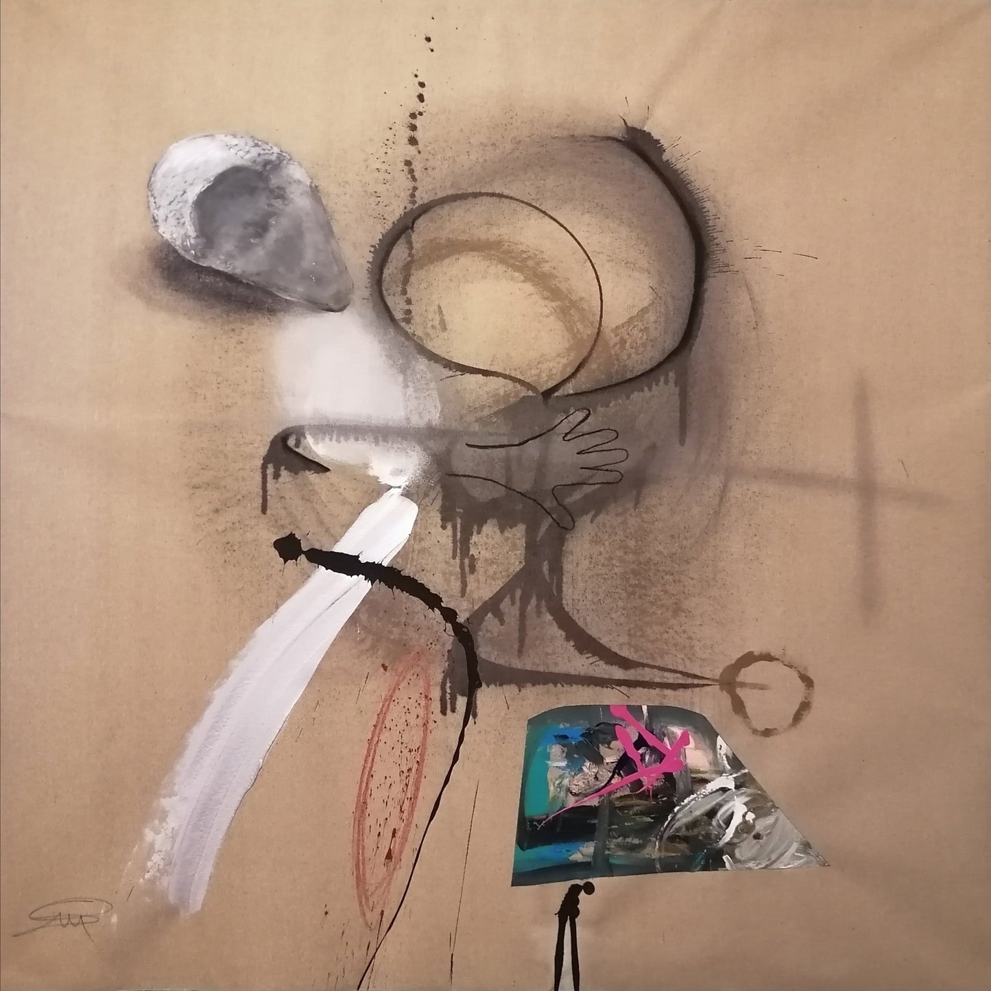 Abstract Embrace Figure