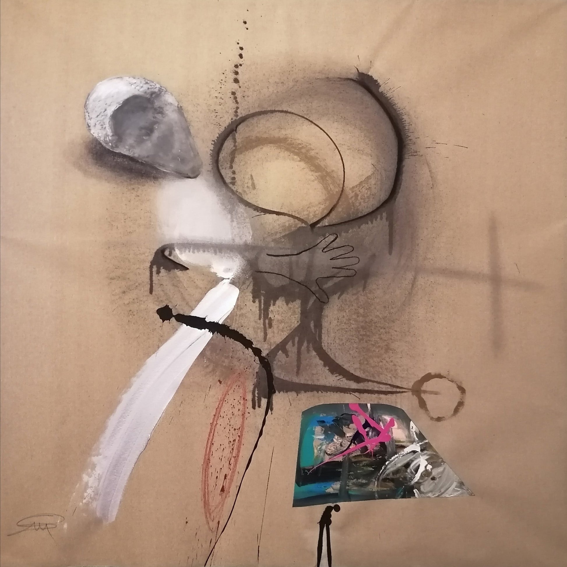 Abstract Embrace Figure