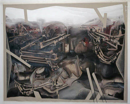 Fragmented Industrial Scene