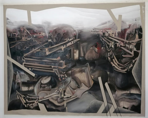 Fragmented Industrial Scene