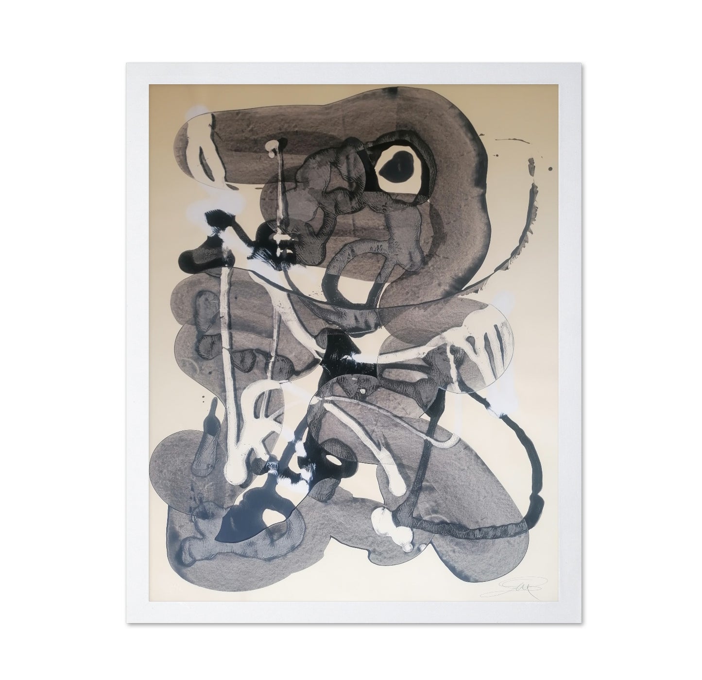 Monochrome Fluid Forms