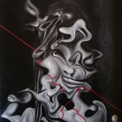 Fragmented Face Study No1