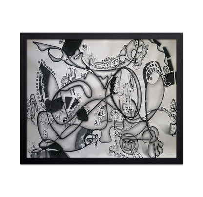 Monochrome Abstract Figures