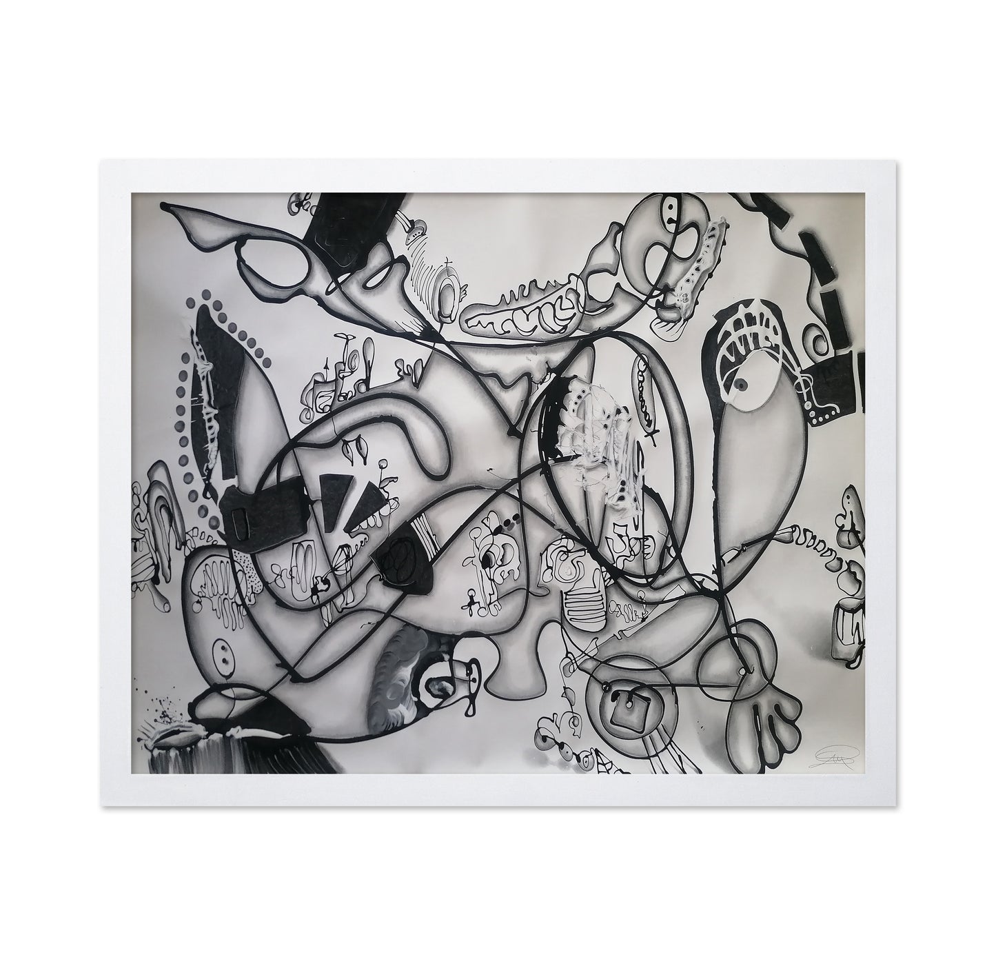 Monochrome Abstract Figures