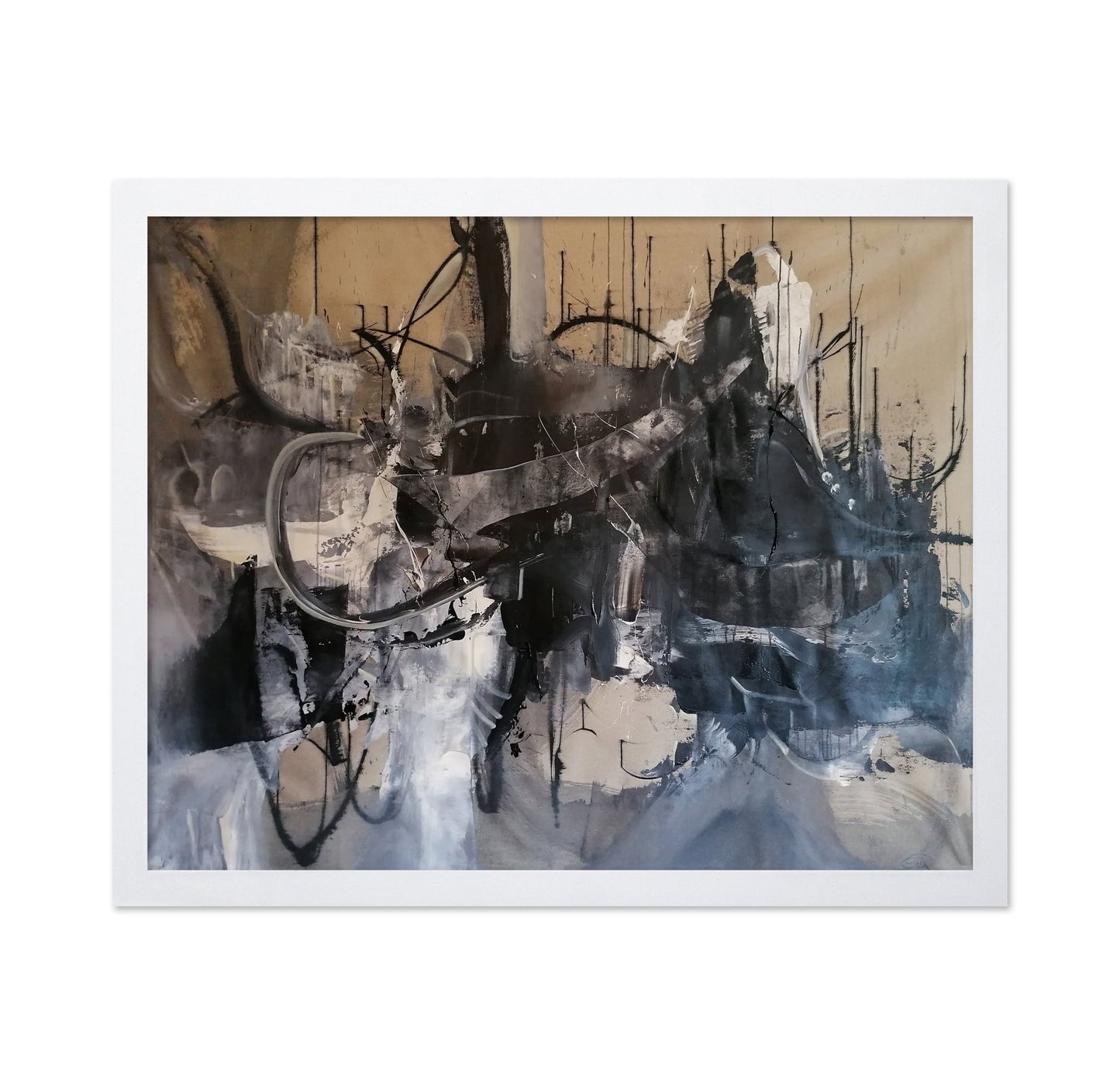 Monochrome Abstract Flow