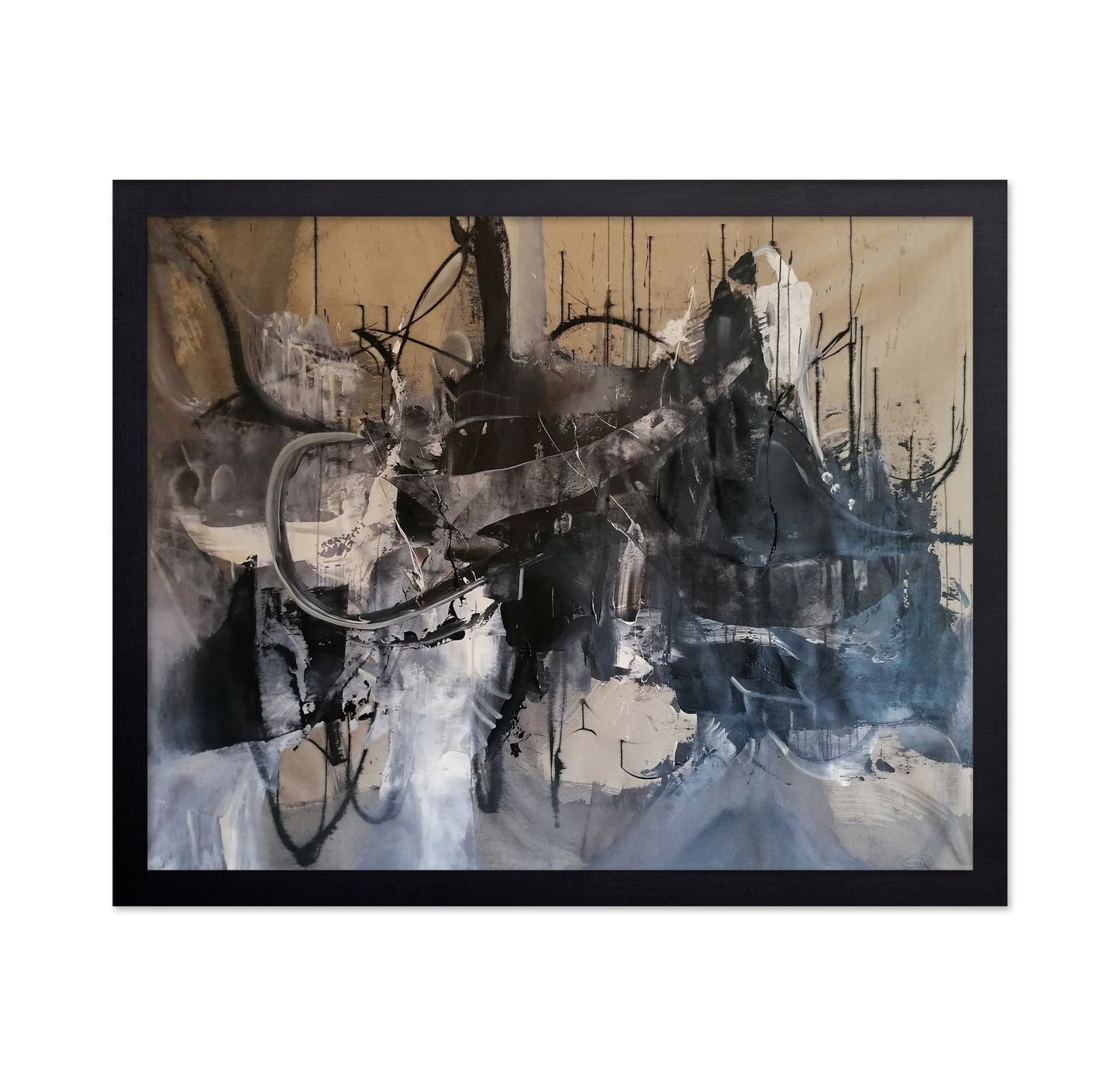 Monochrome Abstract Flow