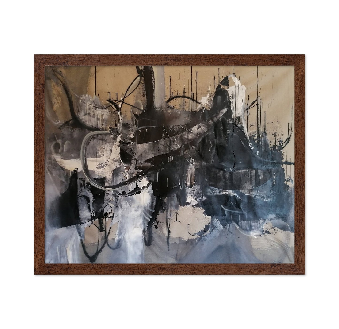 Monochrome Abstract Flow