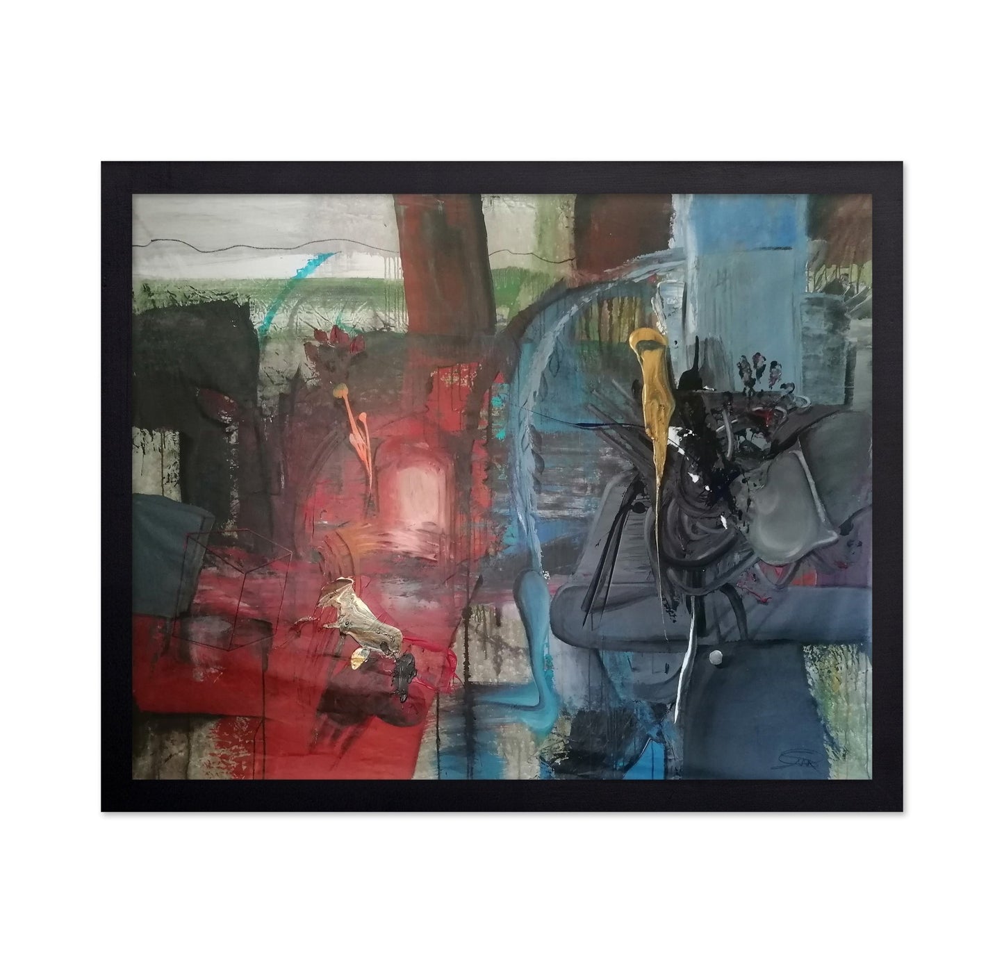 Dual Abstract Scene