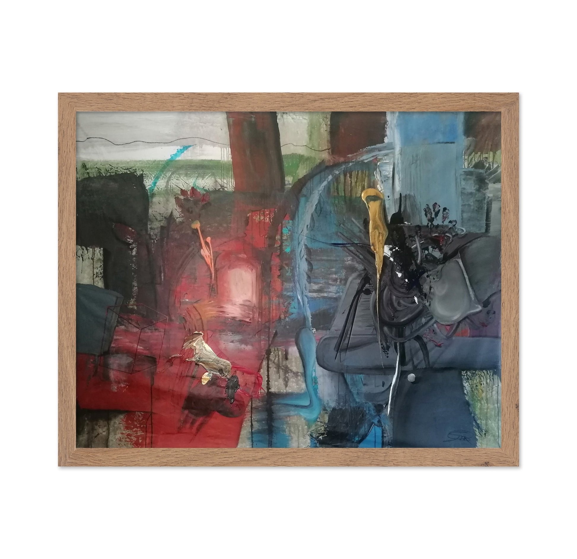 Dual Abstract Scene