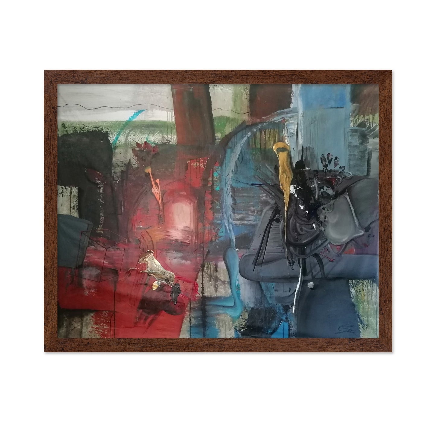 Dual Abstract Scene
