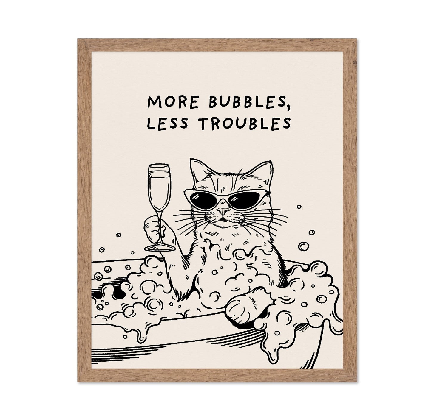Bubble Bath Cat No1
