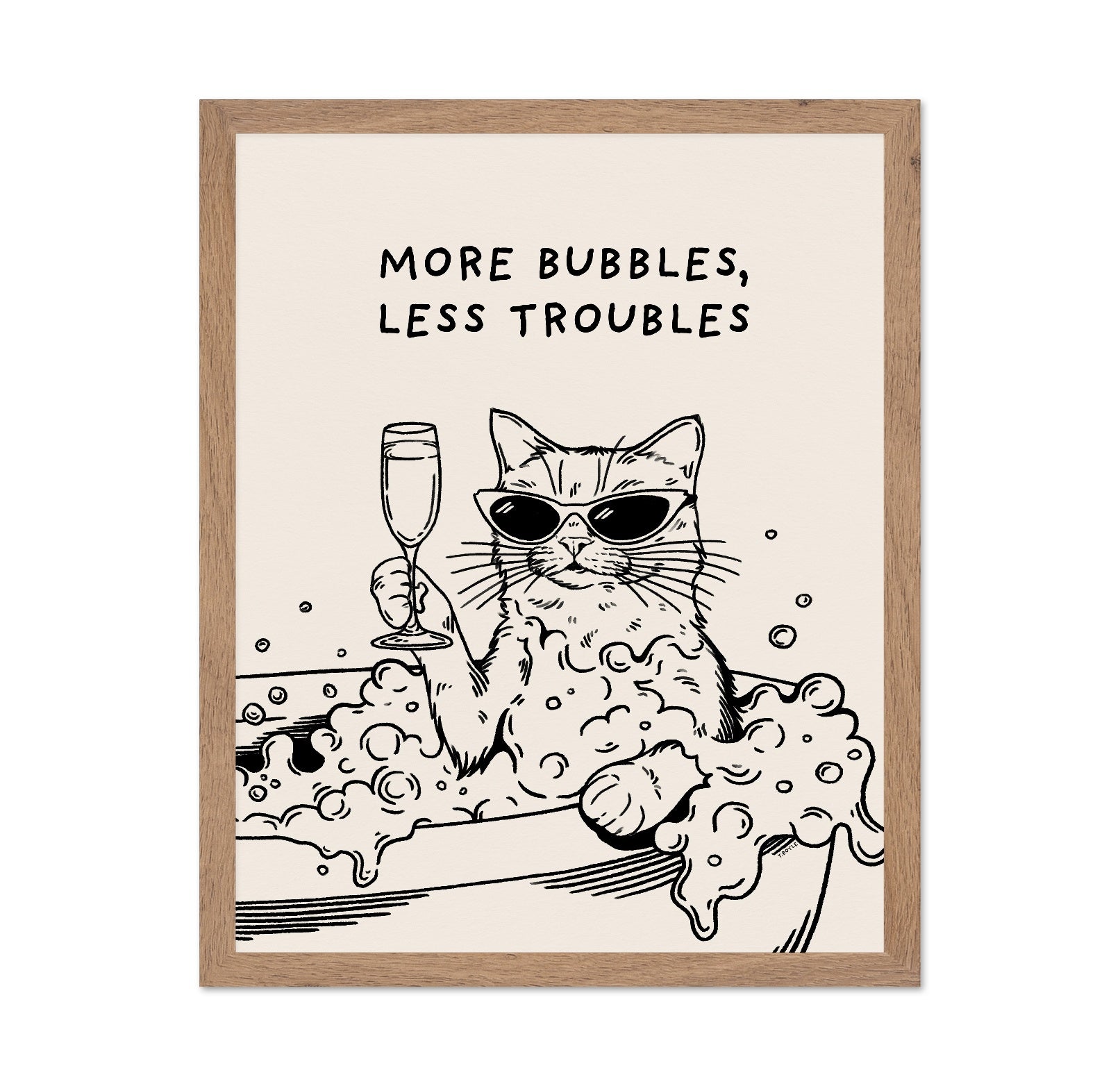 Bubble Bath Cat No1