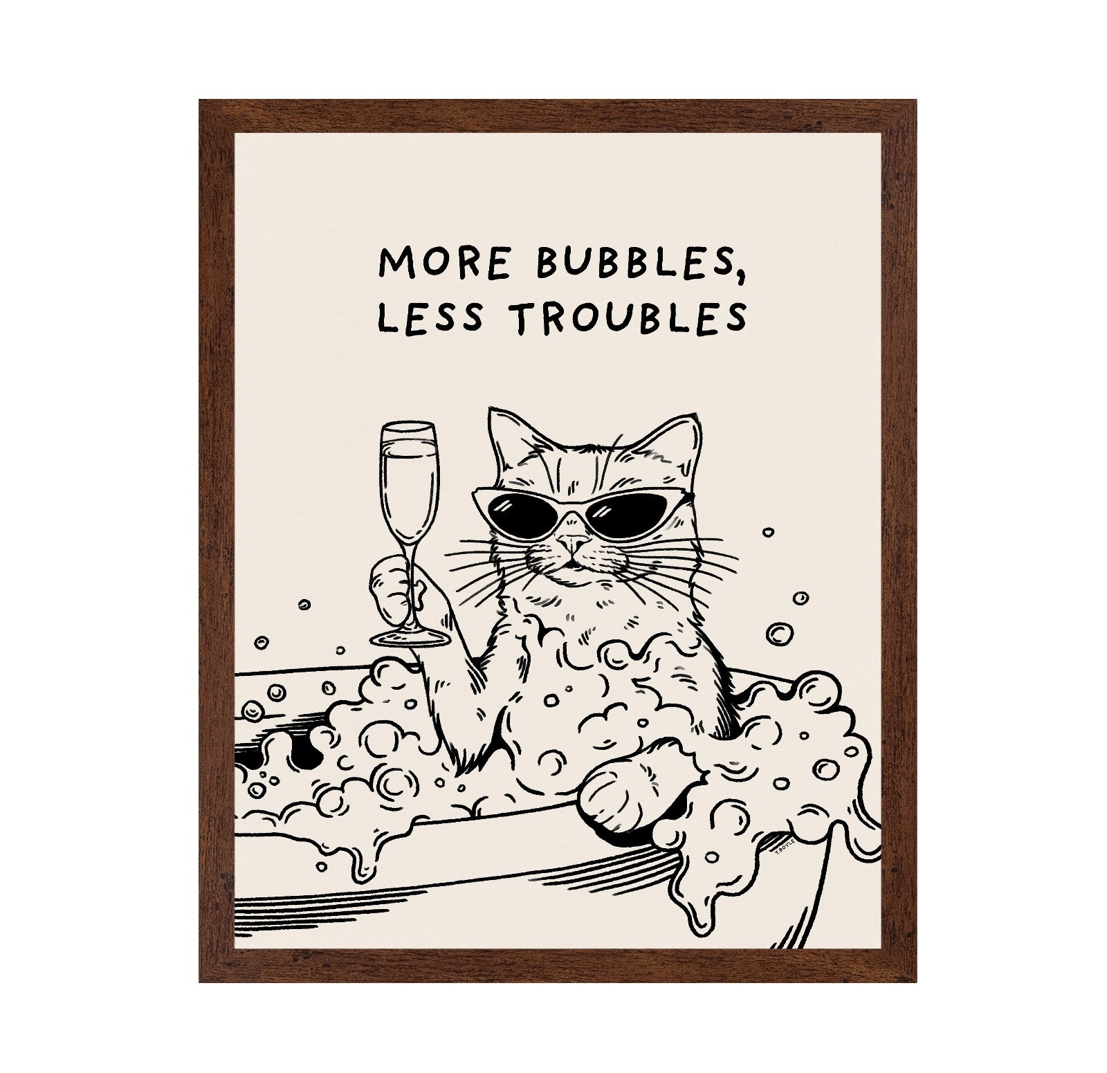 Bubble Bath Cat No1