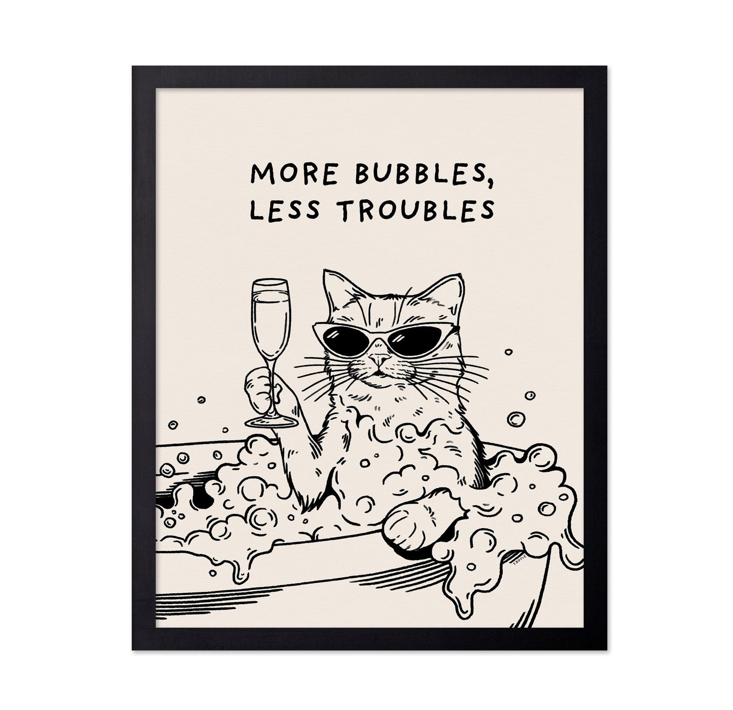 Bubble Bath Cat No1