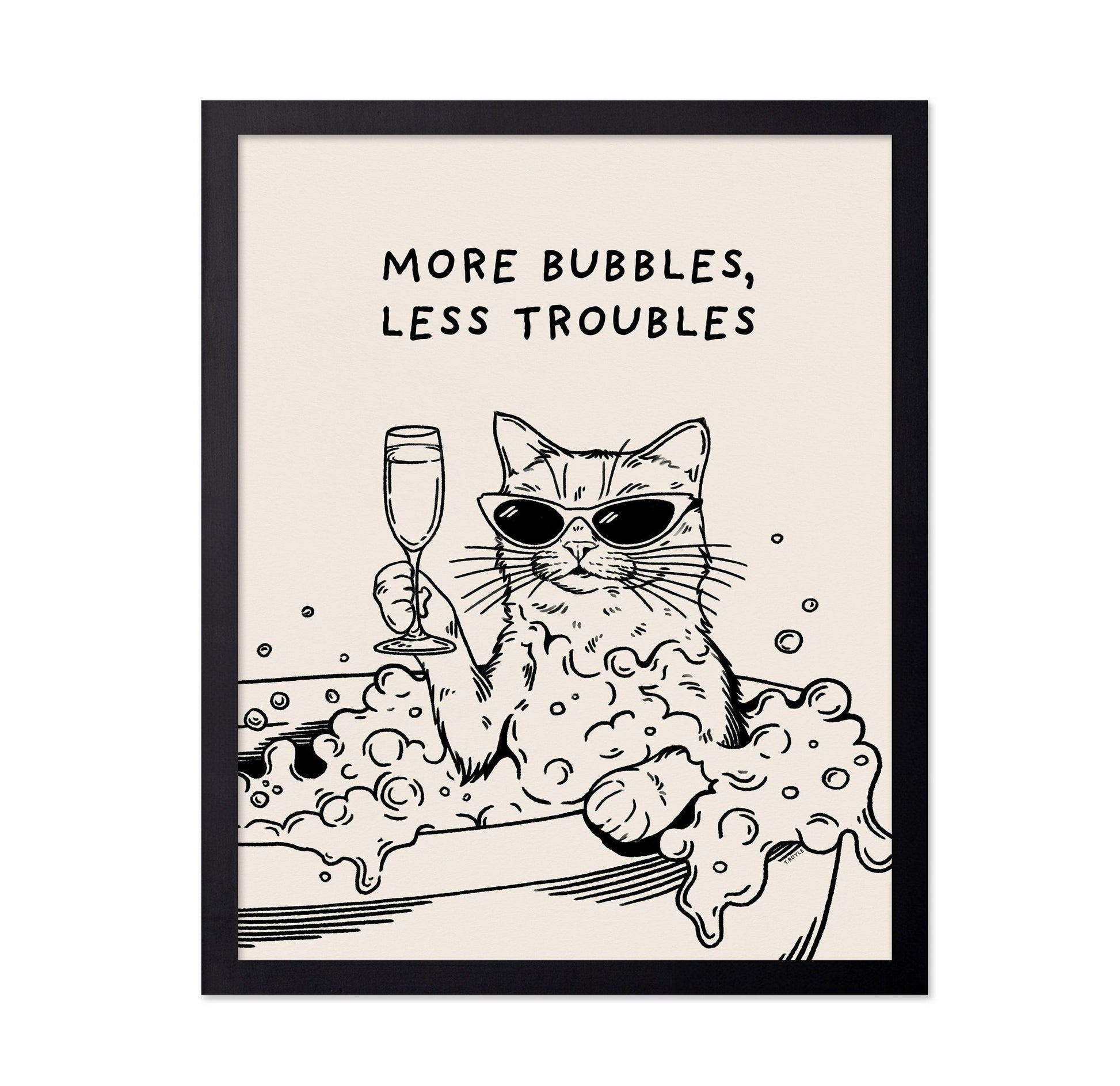 Bubble Bath Cat No1