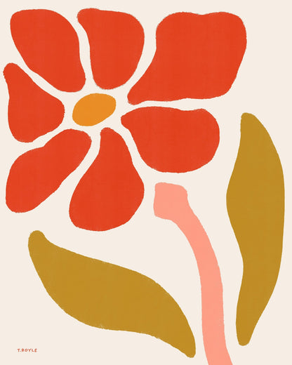 Retro Bloom Flower