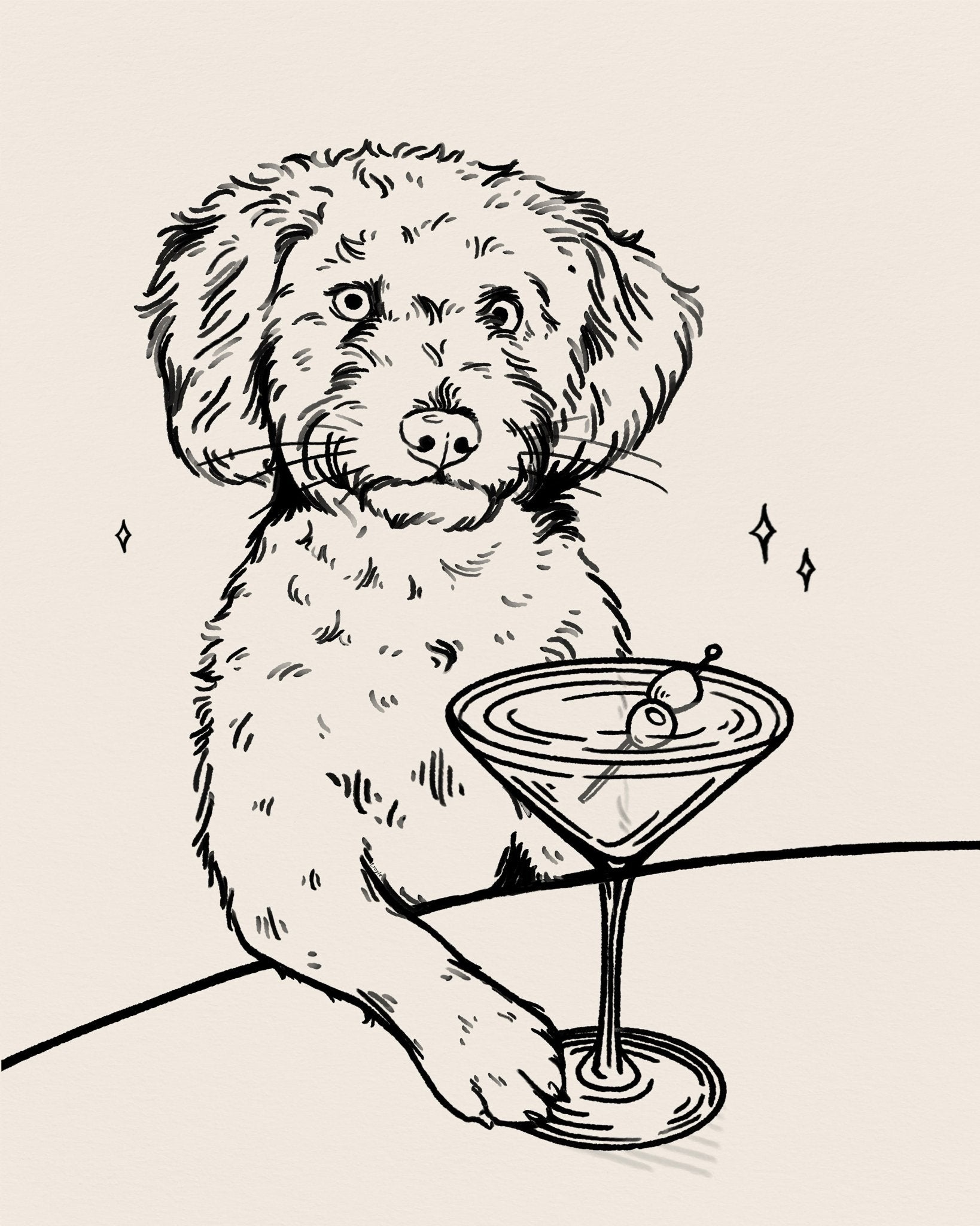 Dog Martini Moment