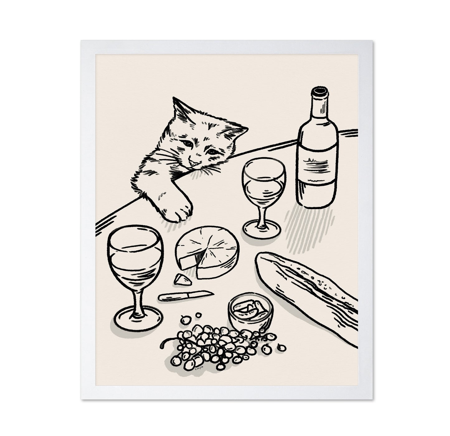Cat Wine Table