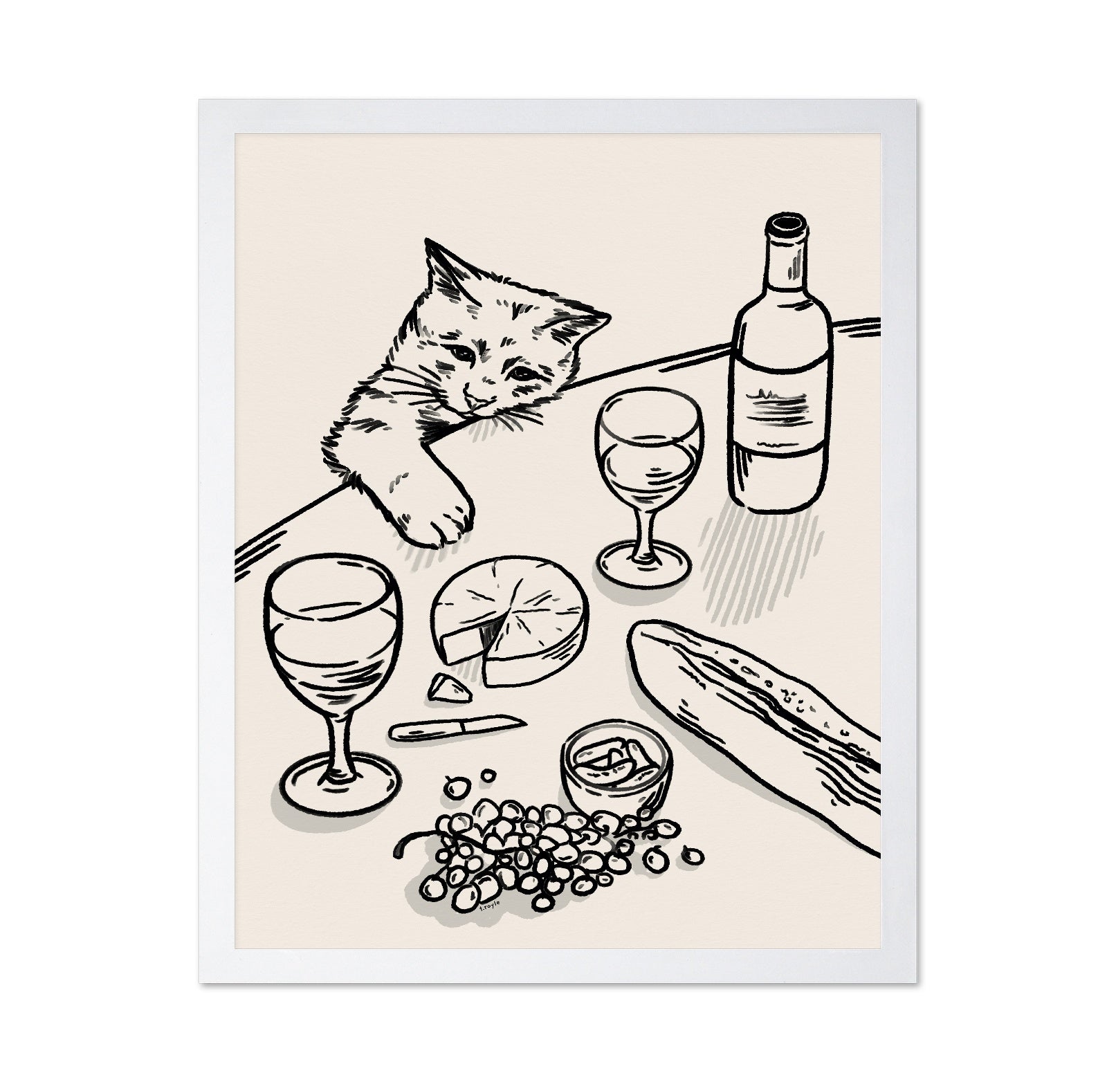 Cat Wine Table