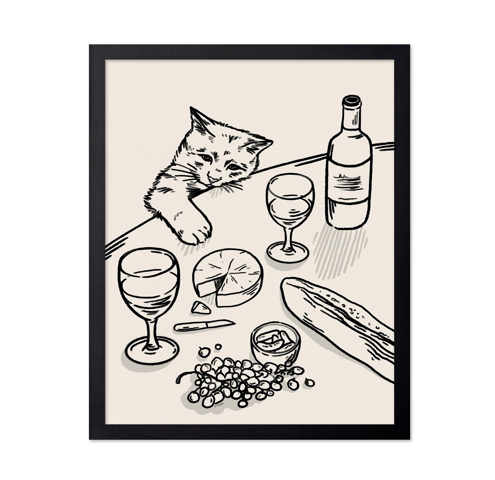 Cat Wine Table