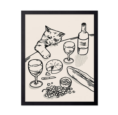 Cat Wine Table