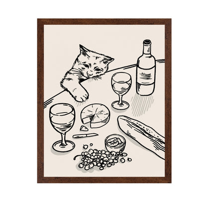 Cat Wine Table