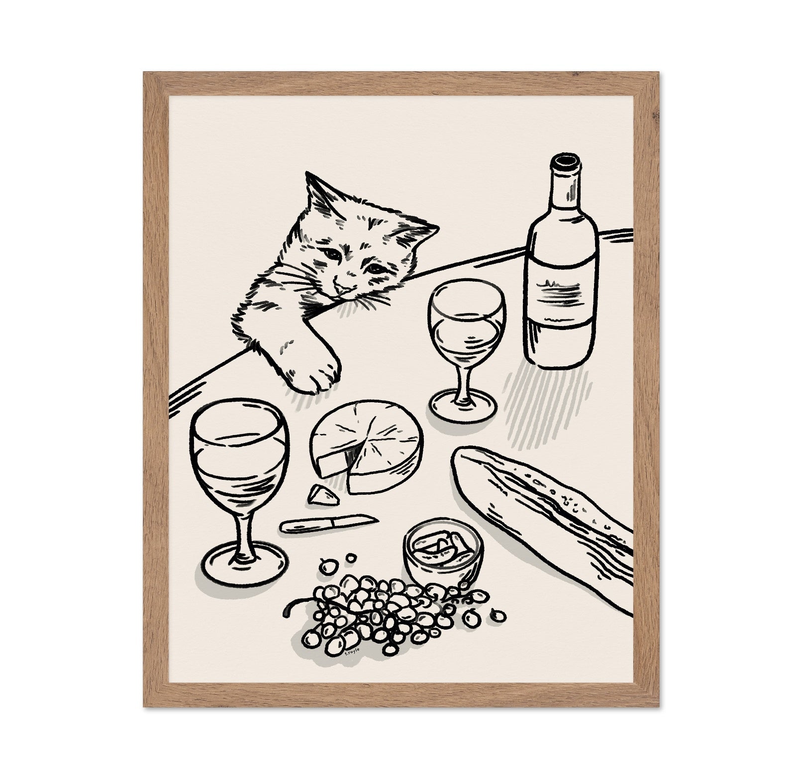 Cat Wine Table