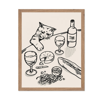 Cat Wine Table