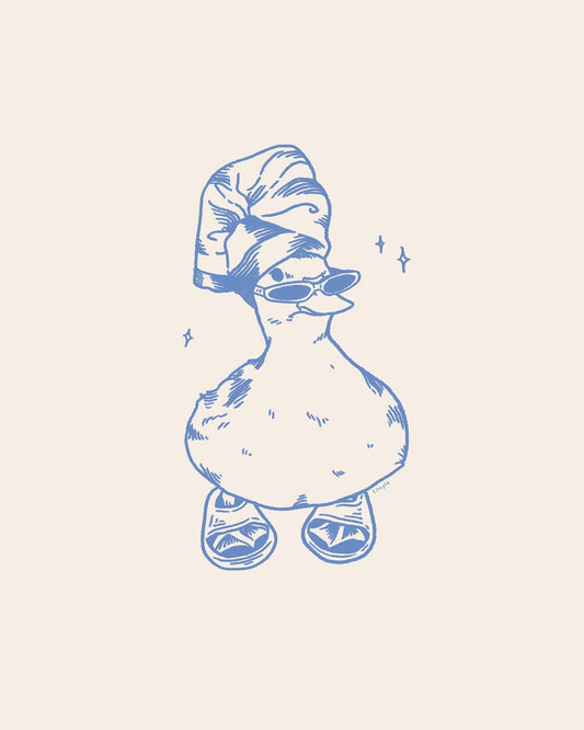 Stylish Duck Portrait