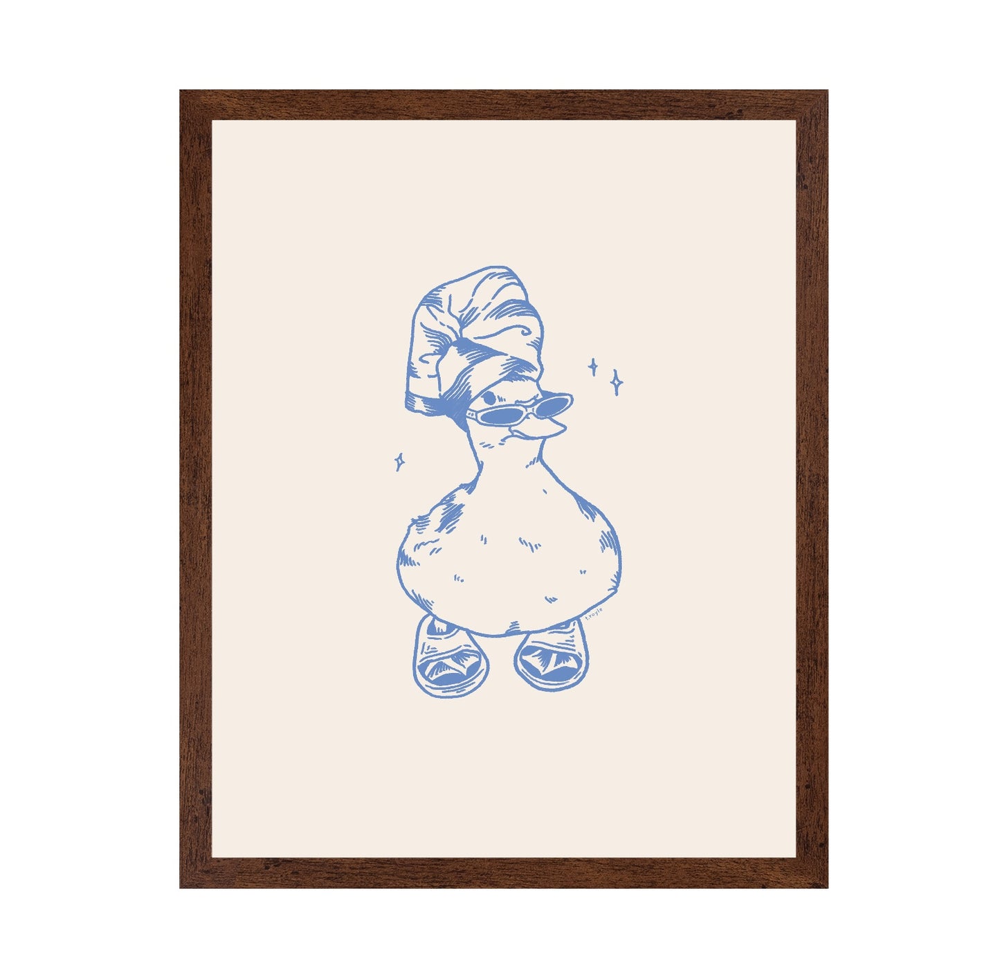 Stylish Duck Portrait