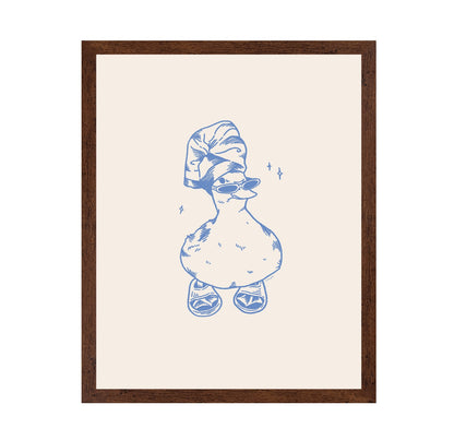 Stylish Duck Portrait