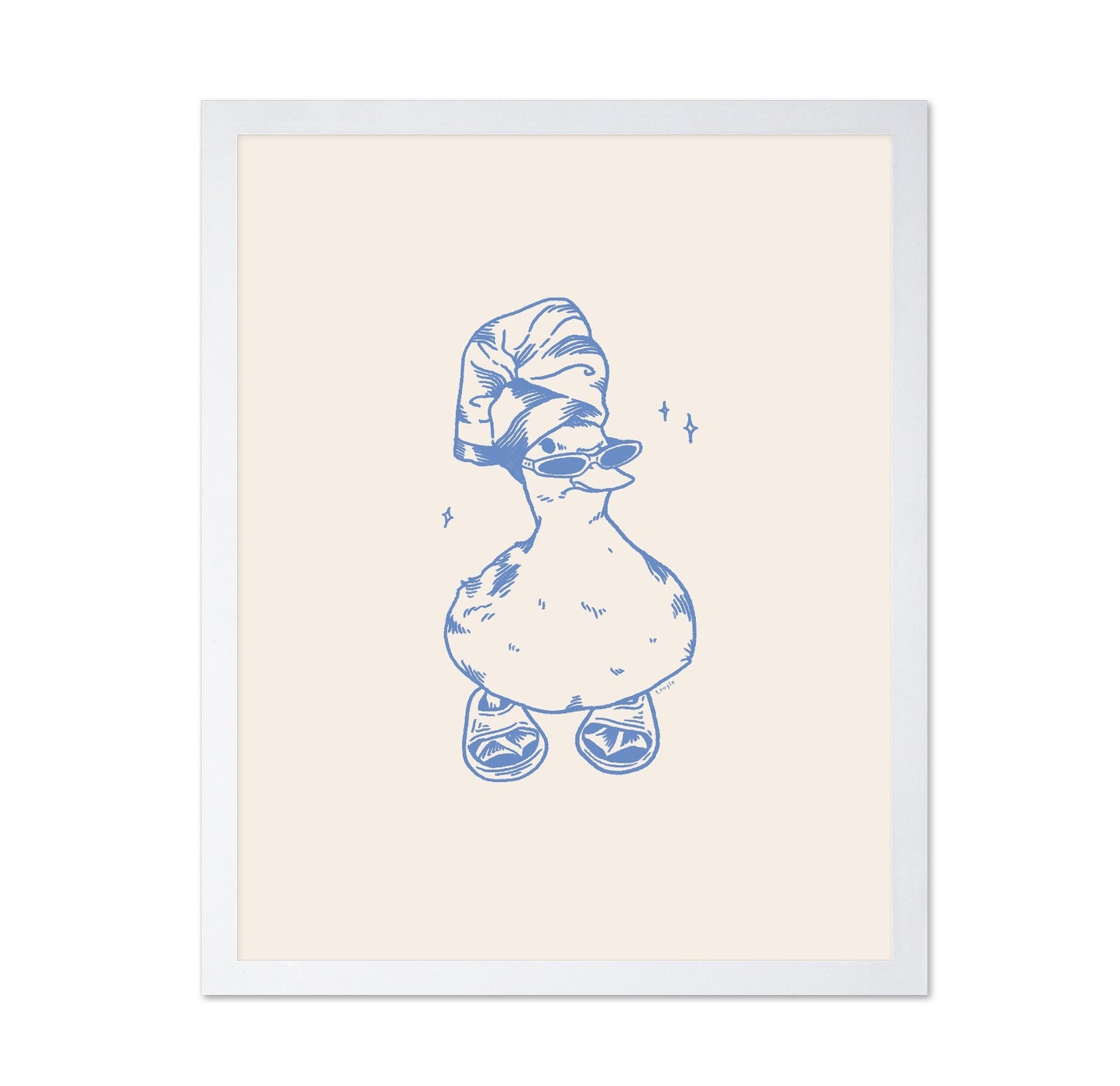 Stylish Duck Portrait