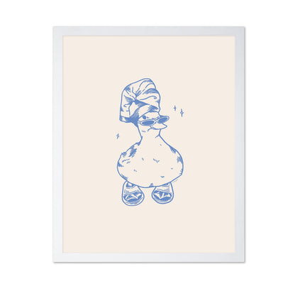 Stylish Duck Portrait