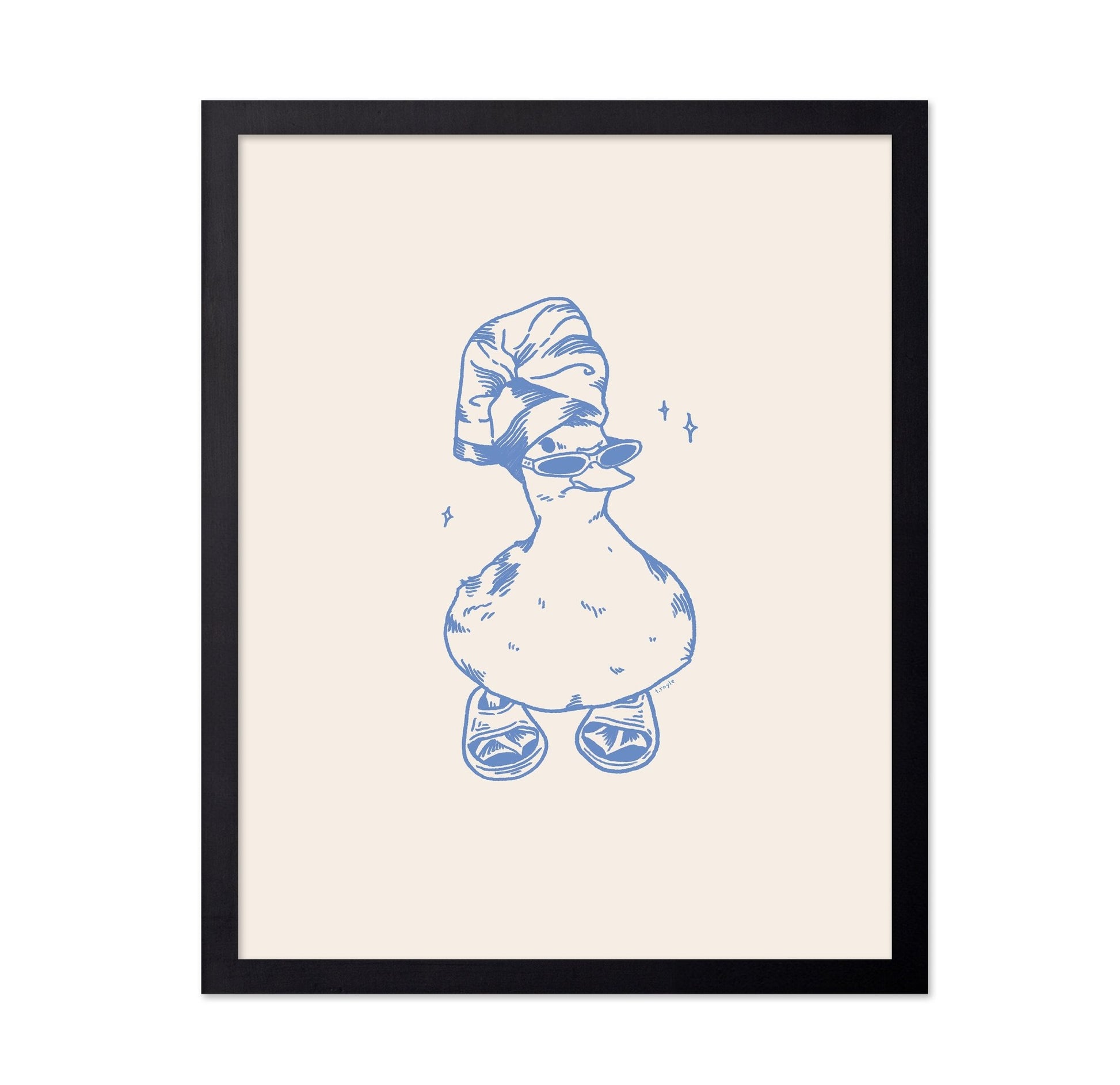 Stylish Duck Portrait