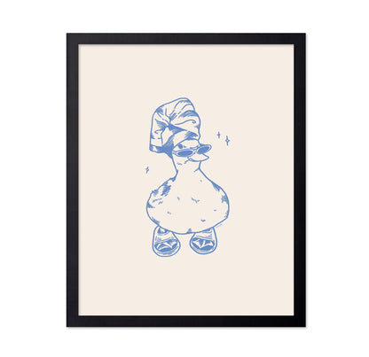 Stylish Duck Portrait