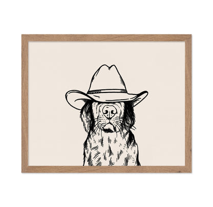 Cowboy Dog Portrait No2
