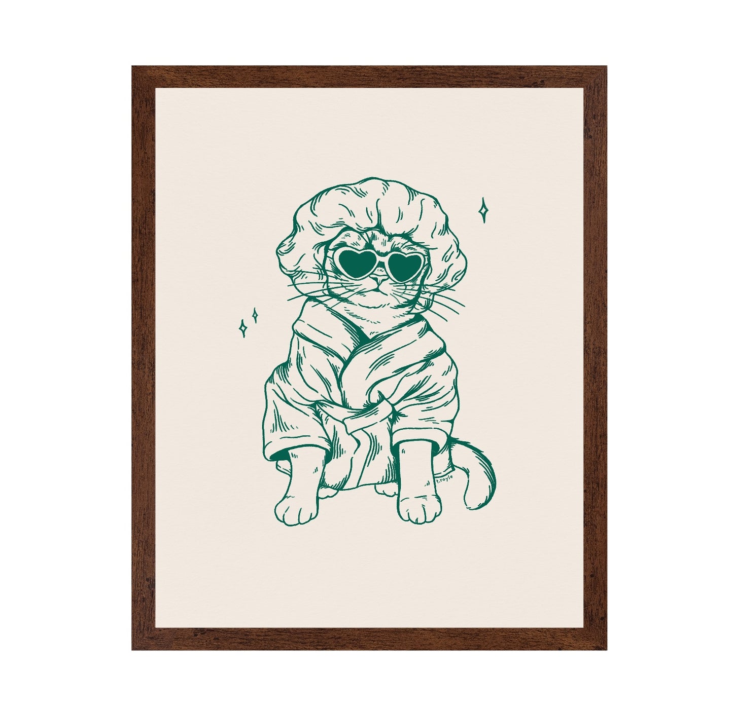 Glam Cat Robe