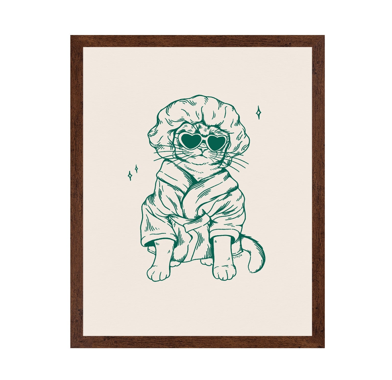 Glam Cat Robe