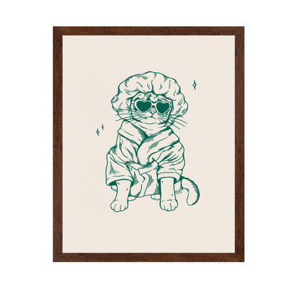Glam Cat Robe