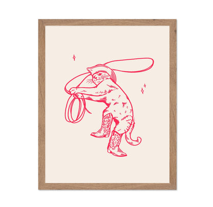 Cowboy Lasso Cat