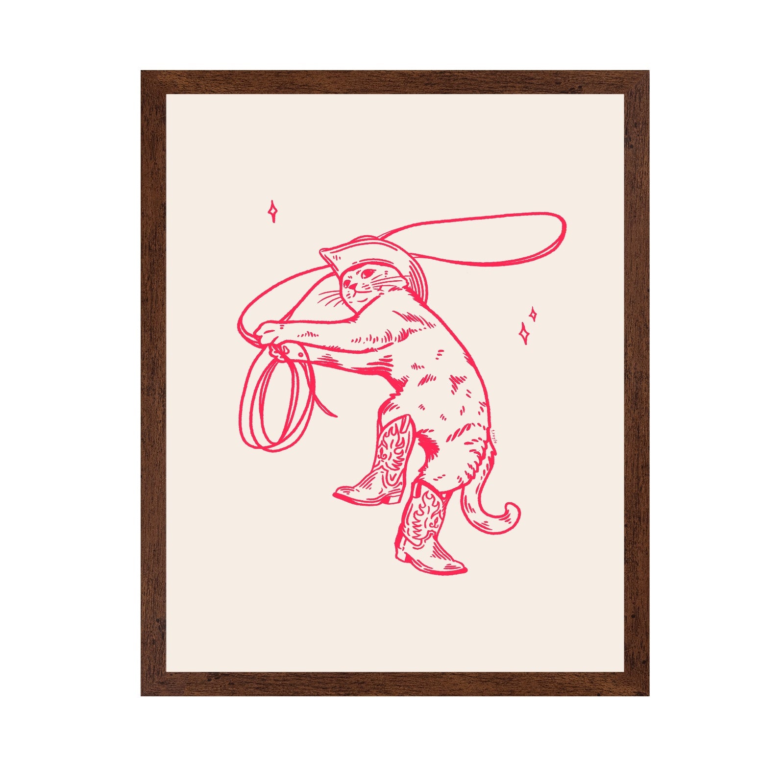 Cowboy Lasso Cat